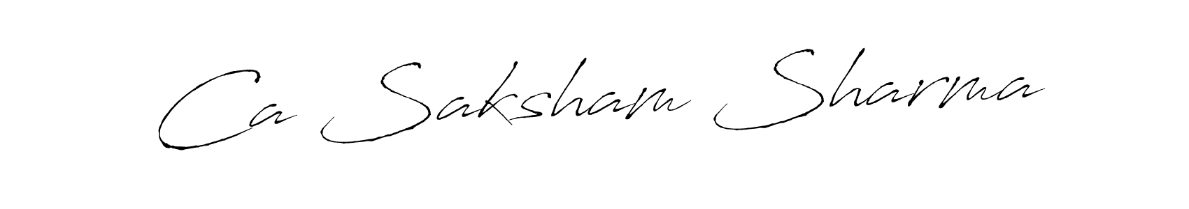 Similarly Antro_Vectra is the best handwritten signature design. Signature creator online .You can use it as an online autograph creator for name Ca Saksham Sharma. Ca Saksham Sharma signature style 6 images and pictures png