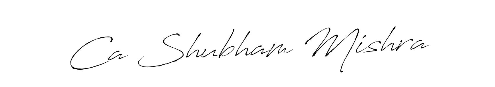 Ca Shubham Mishra stylish signature style. Best Handwritten Sign (Antro_Vectra) for my name. Handwritten Signature Collection Ideas for my name Ca Shubham Mishra. Ca Shubham Mishra signature style 6 images and pictures png