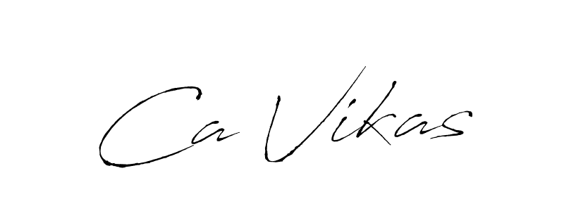 Similarly Antro_Vectra is the best handwritten signature design. Signature creator online .You can use it as an online autograph creator for name Ca Vikas. Ca Vikas signature style 6 images and pictures png