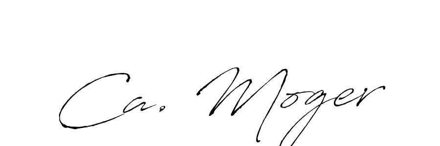 Antro_Vectra is a professional signature style that is perfect for those who want to add a touch of class to their signature. It is also a great choice for those who want to make their signature more unique. Get Ca. Moger name to fancy signature for free. Ca. Moger signature style 6 images and pictures png