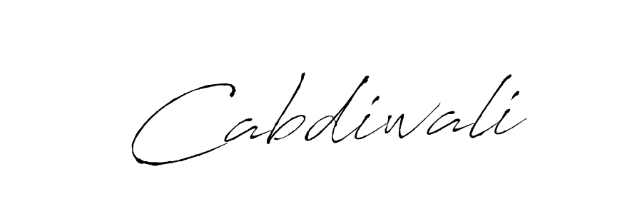 How to make Cabdiwali name signature. Use Antro_Vectra style for creating short signs online. This is the latest handwritten sign. Cabdiwali signature style 6 images and pictures png