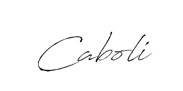 Antro_Vectra is a professional signature style that is perfect for those who want to add a touch of class to their signature. It is also a great choice for those who want to make their signature more unique. Get Caboli name to fancy signature for free. Caboli signature style 6 images and pictures png