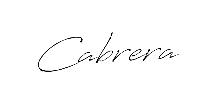 Design your own signature with our free online signature maker. With this signature software, you can create a handwritten (Antro_Vectra) signature for name Cabrera. Cabrera signature style 6 images and pictures png