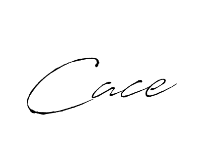 How to make Cace name signature. Use Antro_Vectra style for creating short signs online. This is the latest handwritten sign. Cace signature style 6 images and pictures png