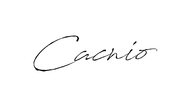 How to make Cacnio name signature. Use Antro_Vectra style for creating short signs online. This is the latest handwritten sign. Cacnio signature style 6 images and pictures png