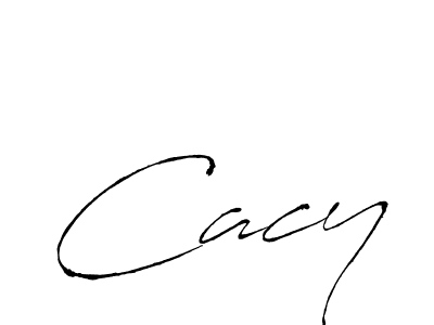 Make a beautiful signature design for name Cacy. With this signature (Antro_Vectra) style, you can create a handwritten signature for free. Cacy signature style 6 images and pictures png