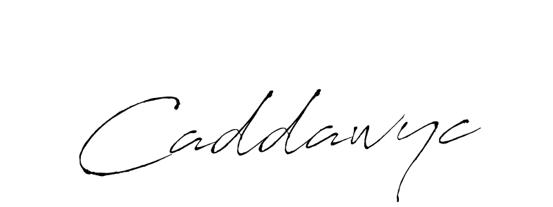 How to make Caddawyc name signature. Use Antro_Vectra style for creating short signs online. This is the latest handwritten sign. Caddawyc signature style 6 images and pictures png