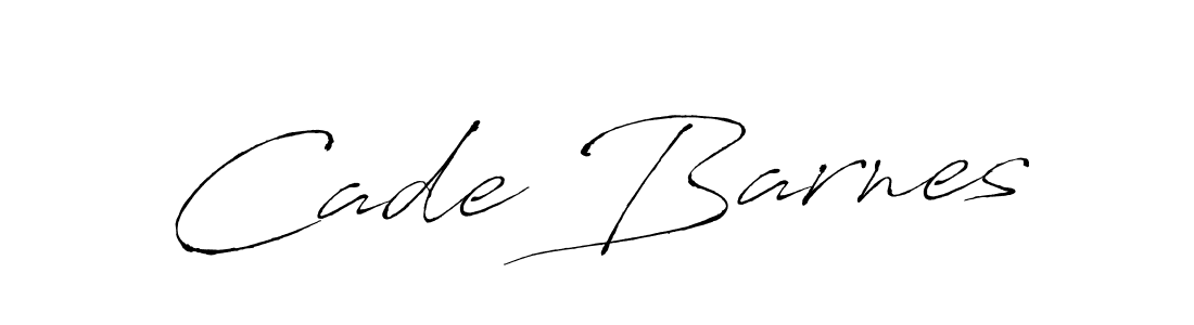 Make a beautiful signature design for name Cade Barnes. With this signature (Antro_Vectra) style, you can create a handwritten signature for free. Cade Barnes signature style 6 images and pictures png
