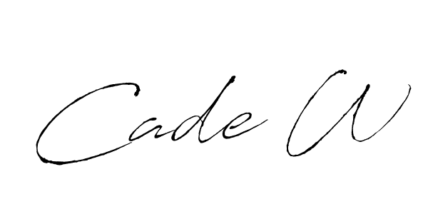 Here are the top 10 professional signature styles for the name Cade W. These are the best autograph styles you can use for your name. Cade W signature style 6 images and pictures png
