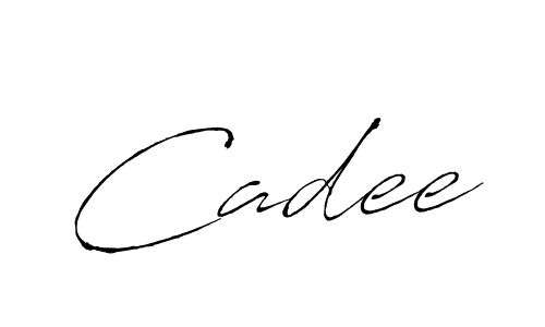 Make a beautiful signature design for name Cadee. With this signature (Antro_Vectra) style, you can create a handwritten signature for free. Cadee signature style 6 images and pictures png