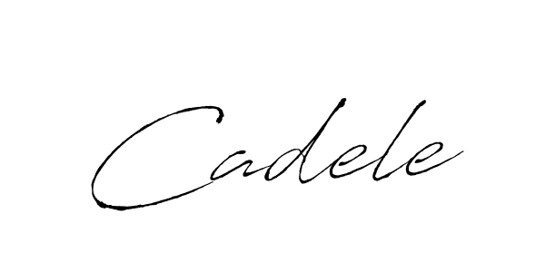 Cadele stylish signature style. Best Handwritten Sign (Antro_Vectra) for my name. Handwritten Signature Collection Ideas for my name Cadele. Cadele signature style 6 images and pictures png