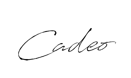 Design your own signature with our free online signature maker. With this signature software, you can create a handwritten (Antro_Vectra) signature for name Cadeo. Cadeo signature style 6 images and pictures png