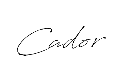 Use a signature maker to create a handwritten signature online. With this signature software, you can design (Antro_Vectra) your own signature for name Cador. Cador signature style 6 images and pictures png