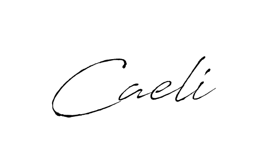 Design your own signature with our free online signature maker. With this signature software, you can create a handwritten (Antro_Vectra) signature for name Caeli. Caeli signature style 6 images and pictures png