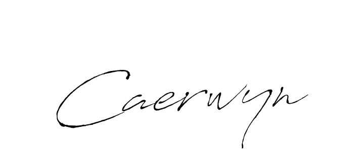 How to make Caerwyn name signature. Use Antro_Vectra style for creating short signs online. This is the latest handwritten sign. Caerwyn signature style 6 images and pictures png