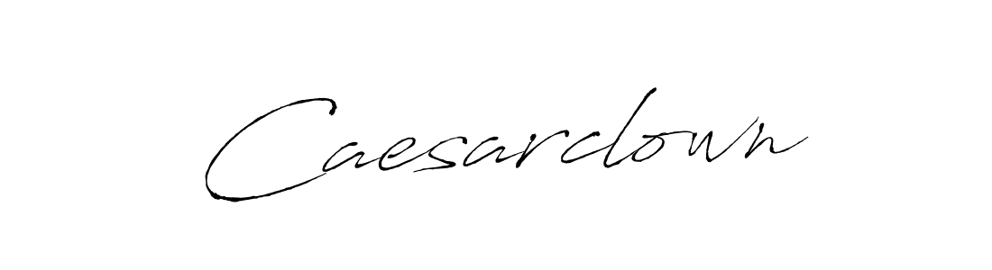 Make a beautiful signature design for name Caesarclown. With this signature (Antro_Vectra) style, you can create a handwritten signature for free. Caesarclown signature style 6 images and pictures png