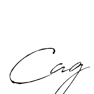 Cag stylish signature style. Best Handwritten Sign (Antro_Vectra) for my name. Handwritten Signature Collection Ideas for my name Cag. Cag signature style 6 images and pictures png