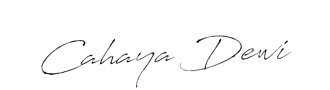 Use a signature maker to create a handwritten signature online. With this signature software, you can design (Antro_Vectra) your own signature for name Cahaya Dewi. Cahaya Dewi signature style 6 images and pictures png