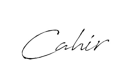 How to make Cahir signature? Antro_Vectra is a professional autograph style. Create handwritten signature for Cahir name. Cahir signature style 6 images and pictures png