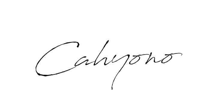 How to Draw Cahyono signature style? Antro_Vectra is a latest design signature styles for name Cahyono. Cahyono signature style 6 images and pictures png