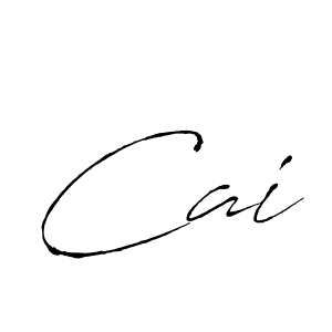 Make a beautiful signature design for name Cai. With this signature (Antro_Vectra) style, you can create a handwritten signature for free. Cai signature style 6 images and pictures png