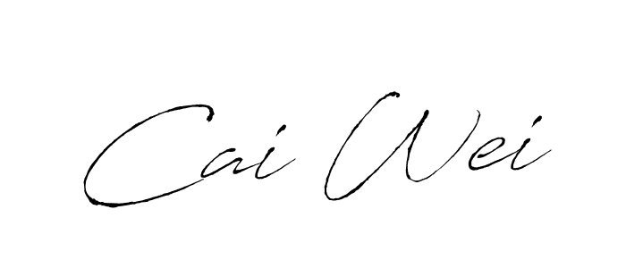 Once you've used our free online signature maker to create your best signature Antro_Vectra style, it's time to enjoy all of the benefits that Cai Wei name signing documents. Cai Wei signature style 6 images and pictures png