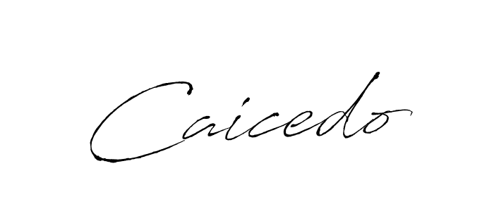 Make a beautiful signature design for name Caicedo. With this signature (Antro_Vectra) style, you can create a handwritten signature for free. Caicedo signature style 6 images and pictures png