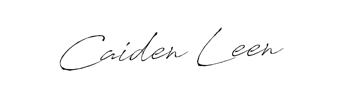 Caiden Leen stylish signature style. Best Handwritten Sign (Antro_Vectra) for my name. Handwritten Signature Collection Ideas for my name Caiden Leen. Caiden Leen signature style 6 images and pictures png