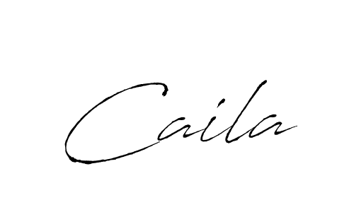 Use a signature maker to create a handwritten signature online. With this signature software, you can design (Antro_Vectra) your own signature for name Caila. Caila signature style 6 images and pictures png