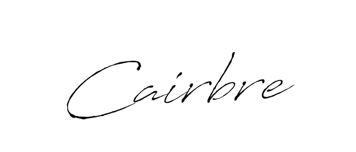 Make a beautiful signature design for name Cairbre. With this signature (Antro_Vectra) style, you can create a handwritten signature for free. Cairbre signature style 6 images and pictures png