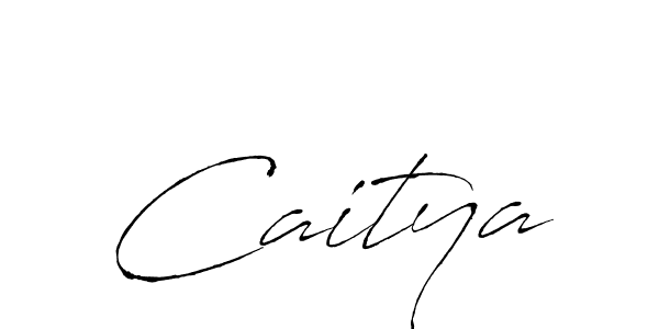 Use a signature maker to create a handwritten signature online. With this signature software, you can design (Antro_Vectra) your own signature for name Caitya. Caitya signature style 6 images and pictures png