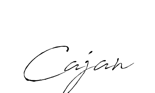 Make a beautiful signature design for name Cajan. With this signature (Antro_Vectra) style, you can create a handwritten signature for free. Cajan signature style 6 images and pictures png