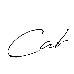 You should practise on your own different ways (Antro_Vectra) to write your name (Cak) in signature. don't let someone else do it for you. Cak signature style 6 images and pictures png