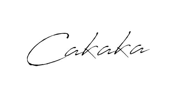 How to make Cakaka signature? Antro_Vectra is a professional autograph style. Create handwritten signature for Cakaka name. Cakaka signature style 6 images and pictures png