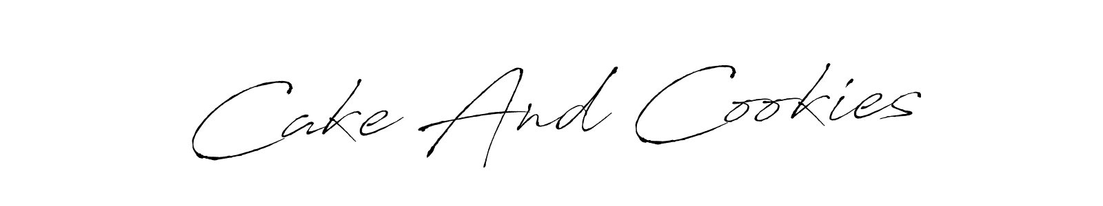 Once you've used our free online signature maker to create your best signature Antro_Vectra style, it's time to enjoy all of the benefits that Cake And Cookies name signing documents. Cake And Cookies signature style 6 images and pictures png