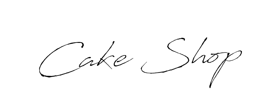 Similarly Antro_Vectra is the best handwritten signature design. Signature creator online .You can use it as an online autograph creator for name Cake Shop. Cake Shop signature style 6 images and pictures png