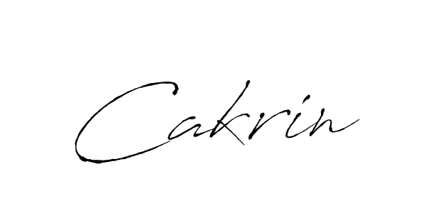 How to make Cakrin signature? Antro_Vectra is a professional autograph style. Create handwritten signature for Cakrin name. Cakrin signature style 6 images and pictures png