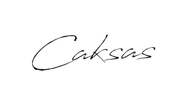 Caksas stylish signature style. Best Handwritten Sign (Antro_Vectra) for my name. Handwritten Signature Collection Ideas for my name Caksas. Caksas signature style 6 images and pictures png