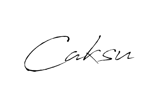 if you are searching for the best signature style for your name Caksu. so please give up your signature search. here we have designed multiple signature styles  using Antro_Vectra. Caksu signature style 6 images and pictures png