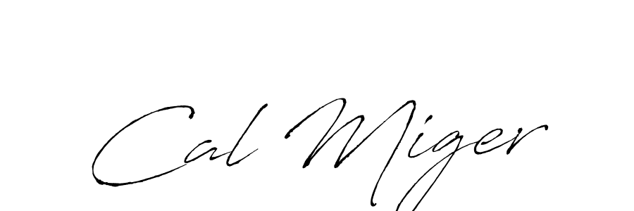 How to make Cal Miger signature? Antro_Vectra is a professional autograph style. Create handwritten signature for Cal Miger name. Cal Miger signature style 6 images and pictures png
