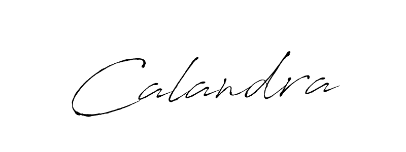 How to make Calandra signature? Antro_Vectra is a professional autograph style. Create handwritten signature for Calandra name. Calandra signature style 6 images and pictures png