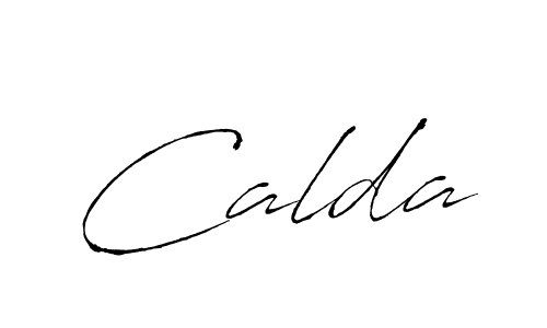 Calda stylish signature style. Best Handwritten Sign (Antro_Vectra) for my name. Handwritten Signature Collection Ideas for my name Calda. Calda signature style 6 images and pictures png