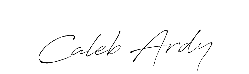 Caleb Ardy stylish signature style. Best Handwritten Sign (Antro_Vectra) for my name. Handwritten Signature Collection Ideas for my name Caleb Ardy. Caleb Ardy signature style 6 images and pictures png