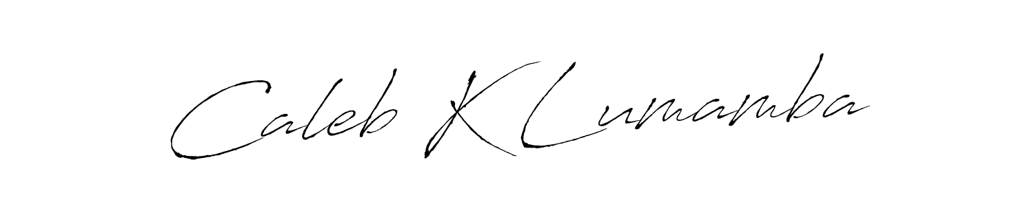 You should practise on your own different ways (Antro_Vectra) to write your name (Caleb K Lumamba) in signature. don't let someone else do it for you. Caleb K Lumamba signature style 6 images and pictures png