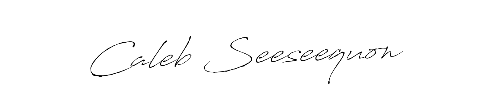 You should practise on your own different ways (Antro_Vectra) to write your name (Caleb Seeseequon) in signature. don't let someone else do it for you. Caleb Seeseequon signature style 6 images and pictures png