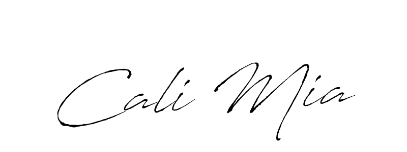 Design your own signature with our free online signature maker. With this signature software, you can create a handwritten (Antro_Vectra) signature for name Cali Mia. Cali Mia signature style 6 images and pictures png
