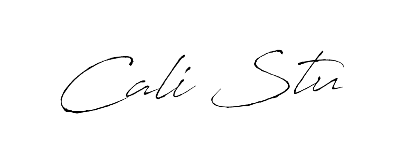 You should practise on your own different ways (Antro_Vectra) to write your name (Cali Stu) in signature. don't let someone else do it for you. Cali Stu signature style 6 images and pictures png