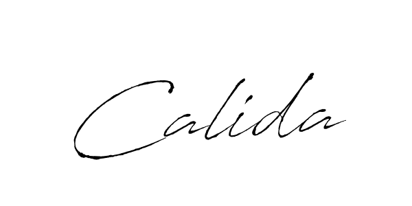 Create a beautiful signature design for name Calida. With this signature (Antro_Vectra) fonts, you can make a handwritten signature for free. Calida signature style 6 images and pictures png