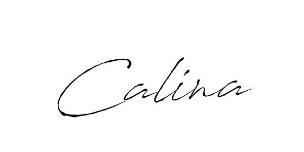 Use a signature maker to create a handwritten signature online. With this signature software, you can design (Antro_Vectra) your own signature for name Calina. Calina signature style 6 images and pictures png