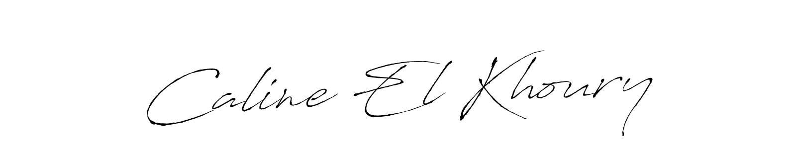 Use a signature maker to create a handwritten signature online. With this signature software, you can design (Antro_Vectra) your own signature for name Caline El Khoury. Caline El Khoury signature style 6 images and pictures png